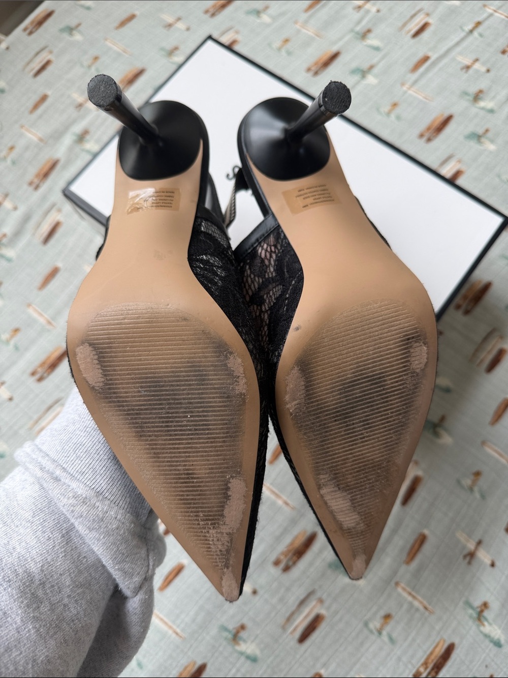 Steve Madden Bri Slingback — Black Lace - Picture 8 of 9